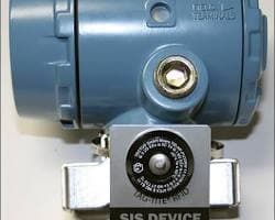 Industrial high frequency RFID NFC microchip tag embedded inside heavy duty metal structural anchor
